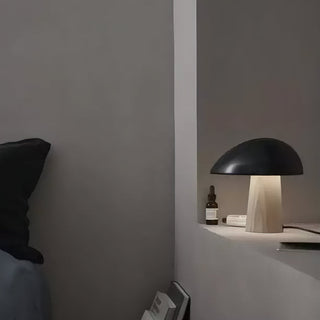 Knight Modern Metal & Wood Table Lamp