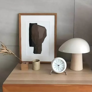 Knight Modern Metal & Wood Table Lamp