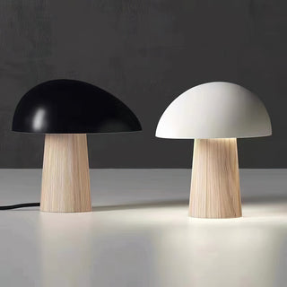 Knight Modern Metal & Wood Table Lamp