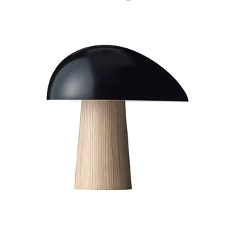 Knight Modern Metal & Wood Table Lamp
