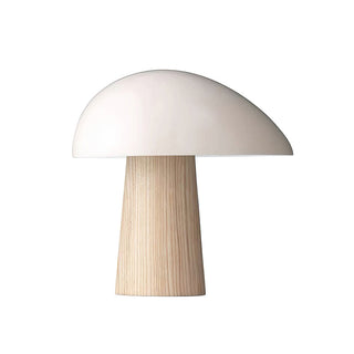 Knight Modern Metal & Wood Table Lamp