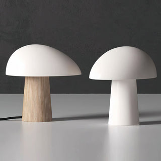 Knight Modern Metal & Wood Table Lamp