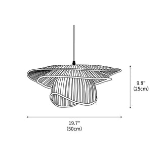 Nikita Organic Bamboo Pendant Light