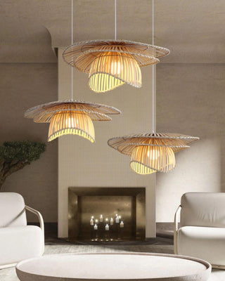 Nikita Organic Bamboo Pendant Light