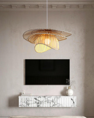 Nikita Organic Bamboo Pendant Light