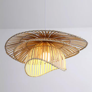 Nikita Organic Bamboo Pendant Light