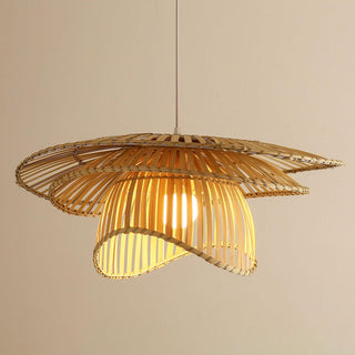Nikita Organic Bamboo Pendant Light