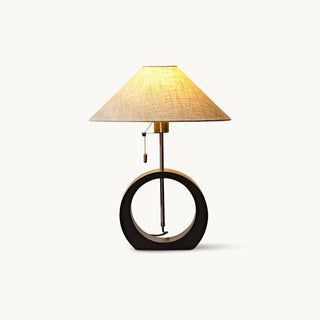 Nils Modern Black Ring Table Lamp