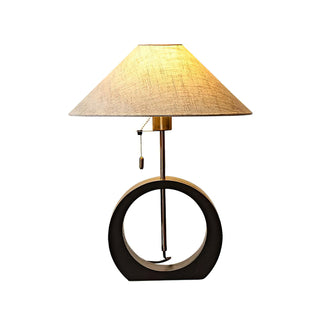 Nils Modern Black Ring Table Lamp