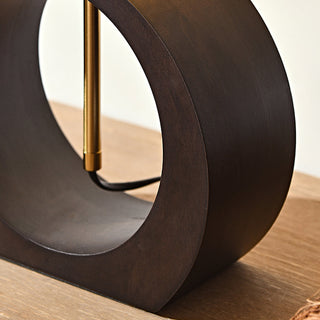 Nils Modern Black Ring Table Lamp