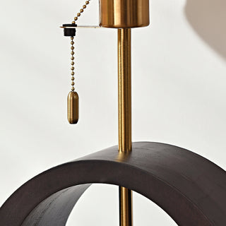 Nils Modern Black Ring Table Lamp