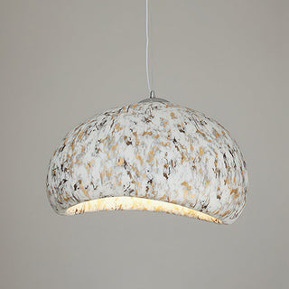 Lila Speckled Resin Pendant Light
