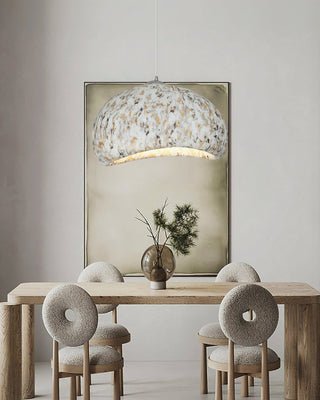 Lila Speckled Resin Pendant Light
