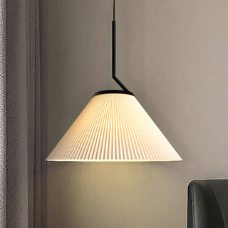 Nobu Black Fabric Pendant Light
