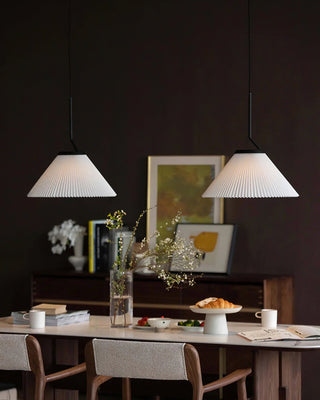 Nobu Black Fabric Pendant Light