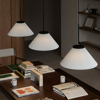 Nobu Black Fabric Pendant Light