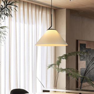 Nobu Black Fabric Pendant Light