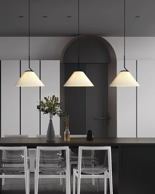 Nobu Black Fabric Pendant Light