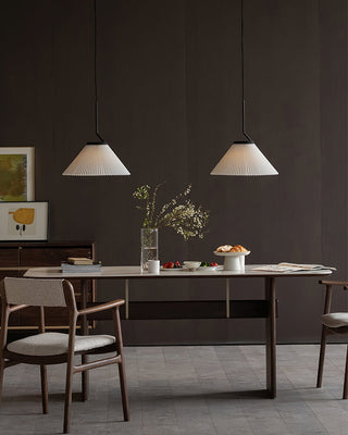Nobu Black Fabric Pendant Light