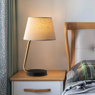 Noir Arc Minimalist Fabric Table Light