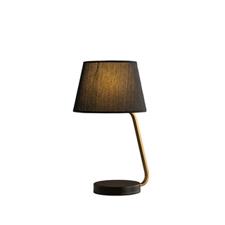 Noir Arc Minimalist Fabric Table Light