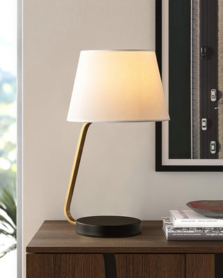 Noir Arc Minimalist Fabric Table Light