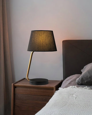 Noir Arc Minimalist Fabric Table Light