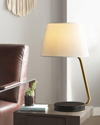 Noir Arc Minimalist Fabric Table Light
