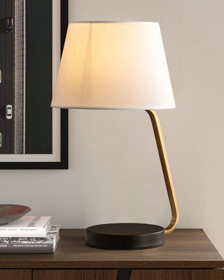Noir Arc Minimalist Fabric Table Light
