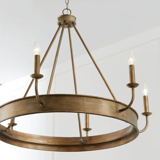 Nole Modern Gold Ring Chandelier