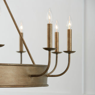 Nole Modern Gold Ring Chandelier