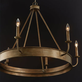 Nole Modern Gold Ring Chandelier