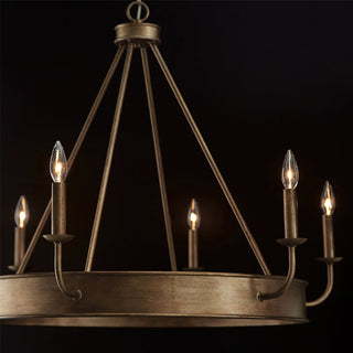 Nole Modern Gold Ring Chandelier