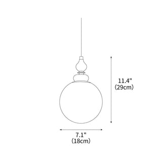 Nocturne Nordic Glass Pendant Light