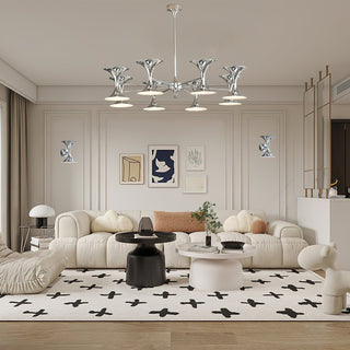 Nova Harmony Modern Iron Plating Chandelier