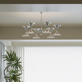 Nova Harmony Modern Iron Plating Chandelier