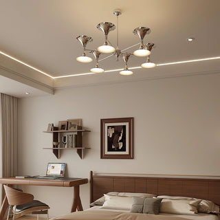 Nova Harmony Modern Iron Plating Chandelier