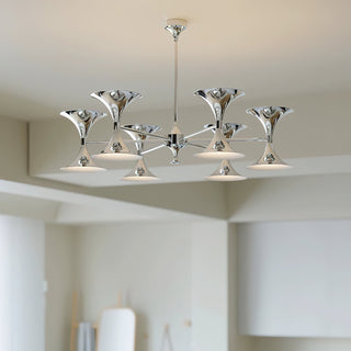 Nova Harmony Modern Iron Plating Chandelier