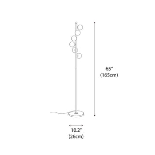 Celestia Modern Marble Floor Lamp