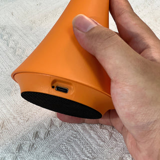 Nudrop Orange Aluminum Floor Lamp