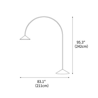 OUT Minimalist Iron Floor Light