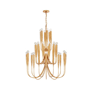 Oakhurst Vintage Brass Chandelier