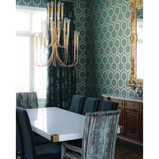 Oakhurst Vintage Brass Chandelier