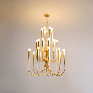 Oakhurst Vintage Brass Chandelier