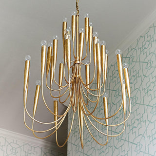Oakhurst Vintage Brass Chandelier