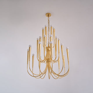 Oakhurst Vintage Brass Chandelier
