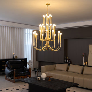 Oakhurst Vintage Brass Chandelier