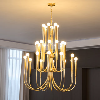 Oakhurst Vintage Brass Chandelier