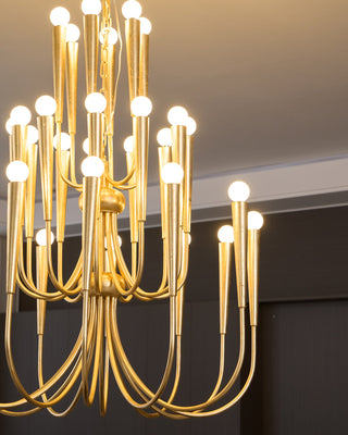 Oakhurst Vintage Brass Chandelier