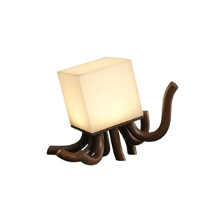 Tentax Modern Wood Alabaster Table Lamp